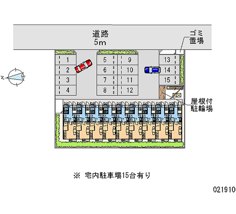 レオパレスセンチュリーⅡ 月極駐車場