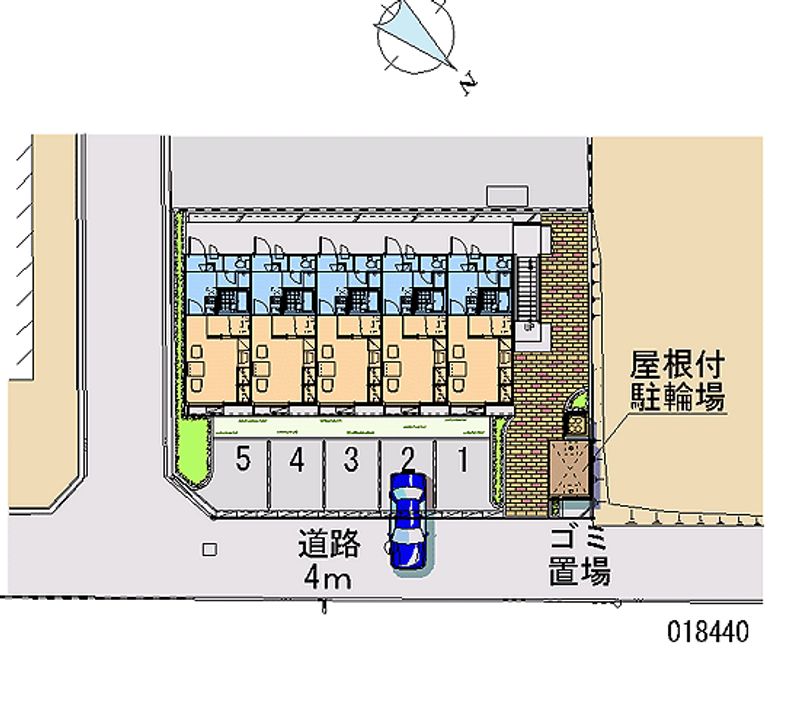 レオパレス東沖野 月極駐車場