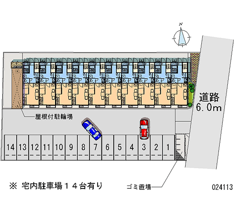 24113 Monthly parking lot