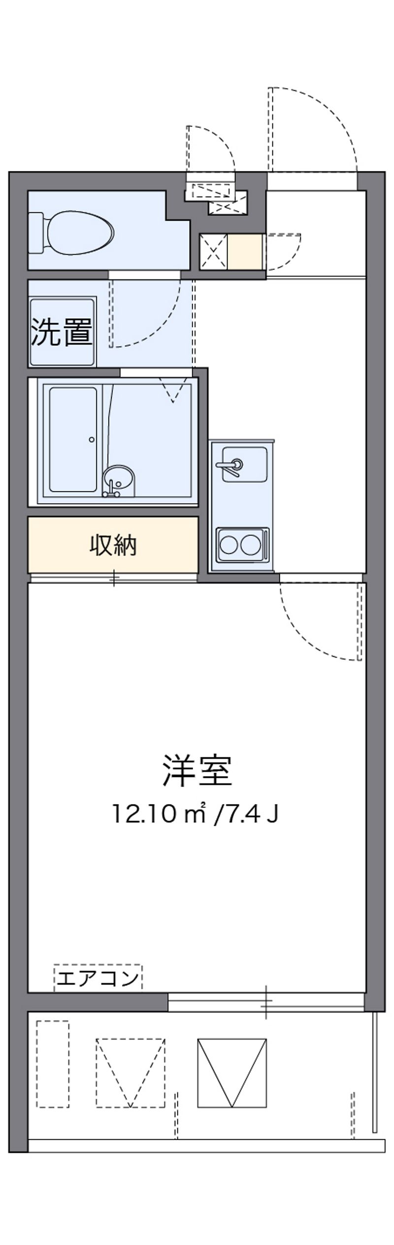 クレイノかりゆしⅡ 間取図