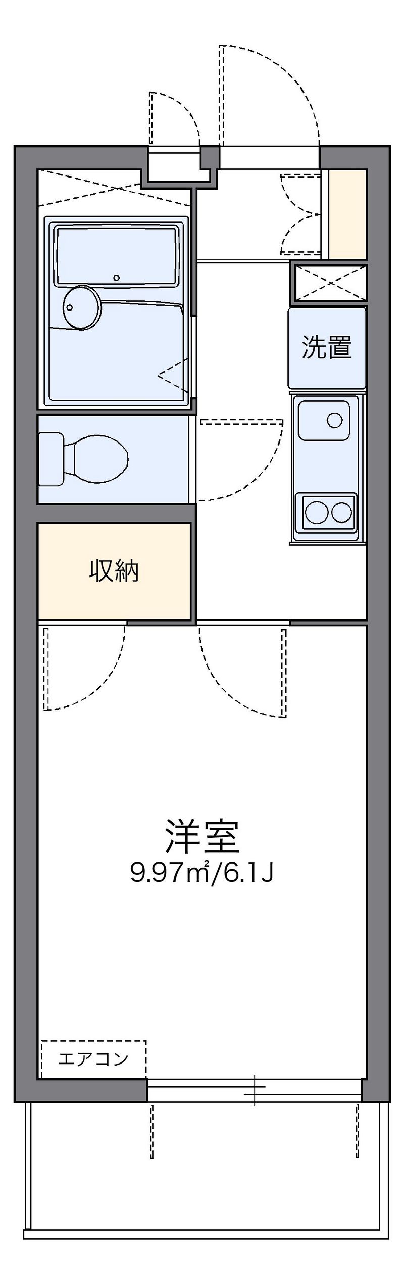 leopalace Suzushiro Floor plan