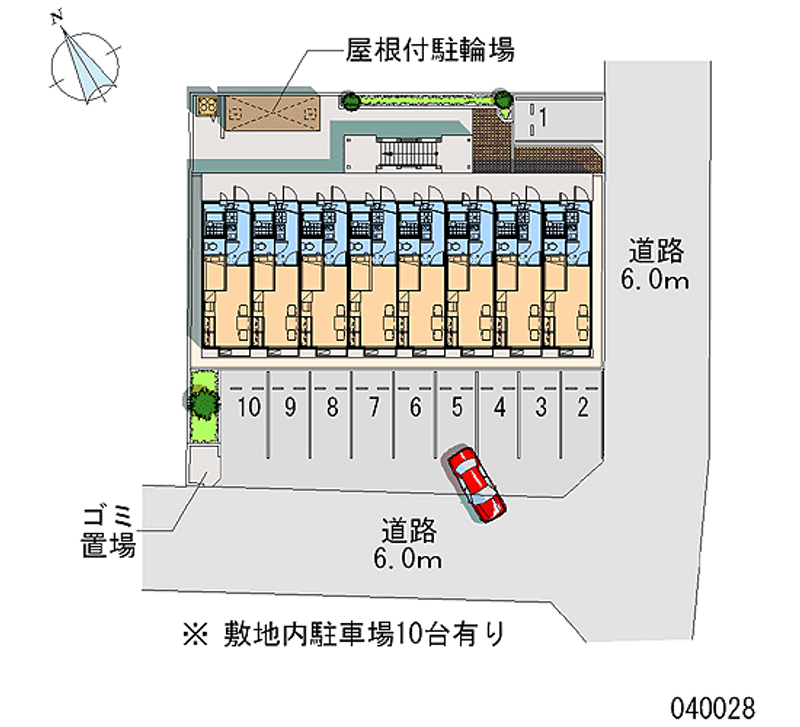 レオパレス大丸山公園 月極駐車場