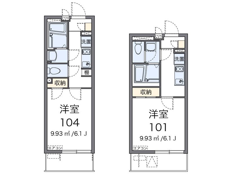 クレイノスペランツァⅠ号館 間取図