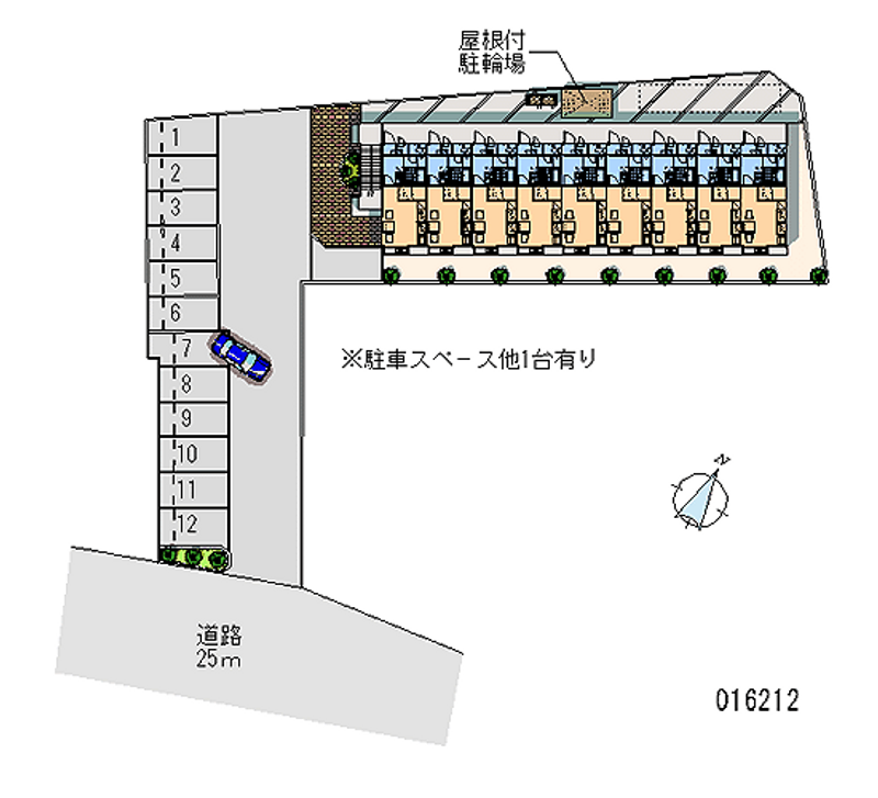 レオパレスブルーグラス 月極駐車場