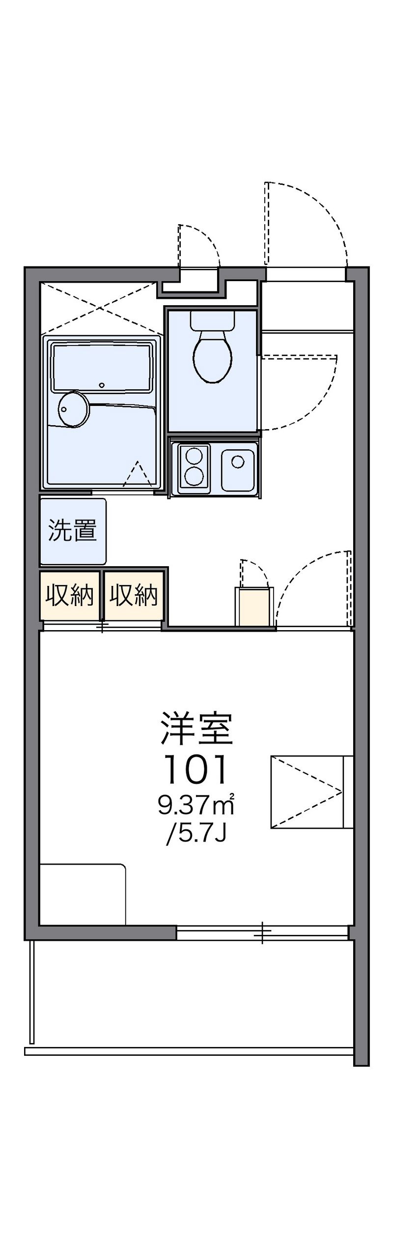 レオパレスＬａＶｉｅ 間取図