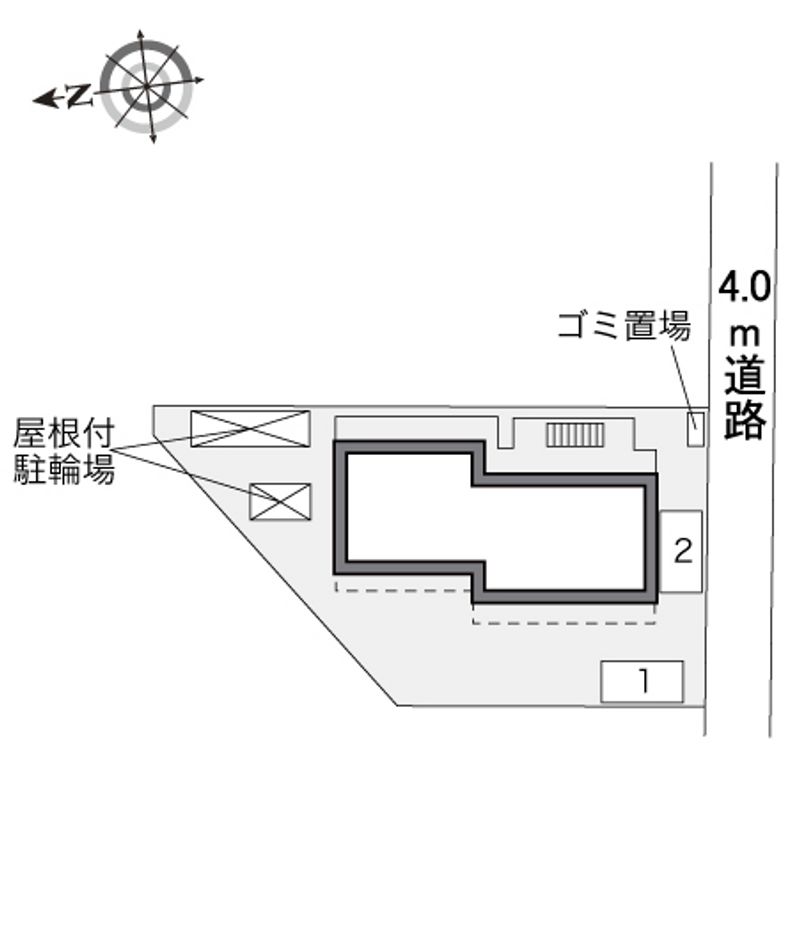 レオパレス幸 配置図