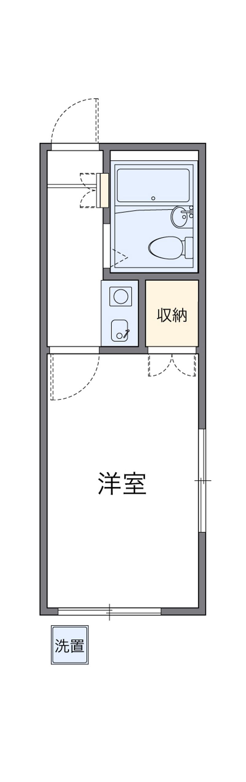 レオパレス朝霞第１ 間取り