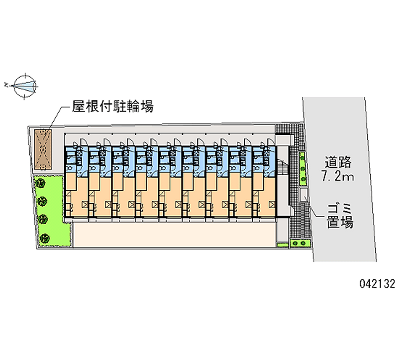 レオパレスアメジスト諏訪野 区画図