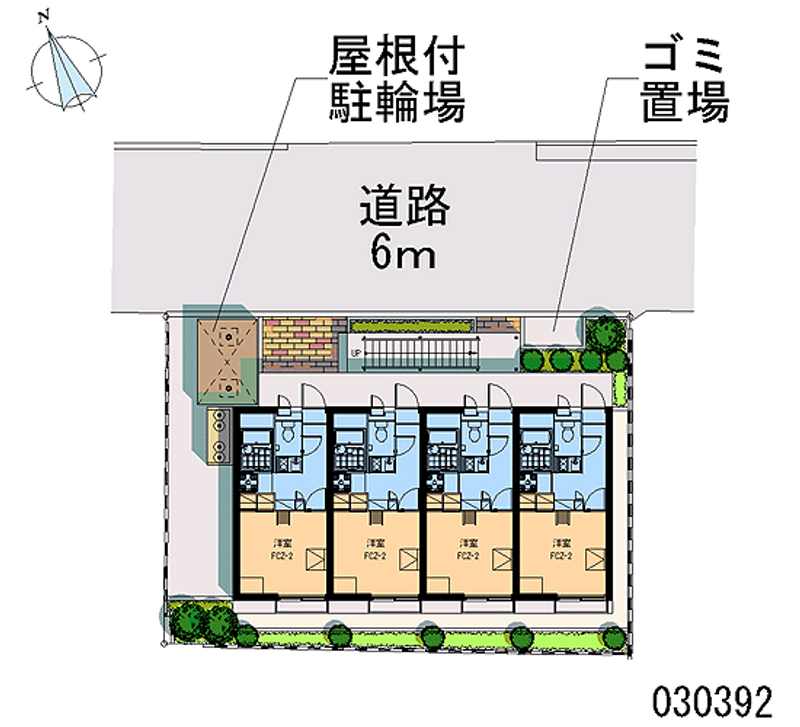 レオパレス４３ 区画図