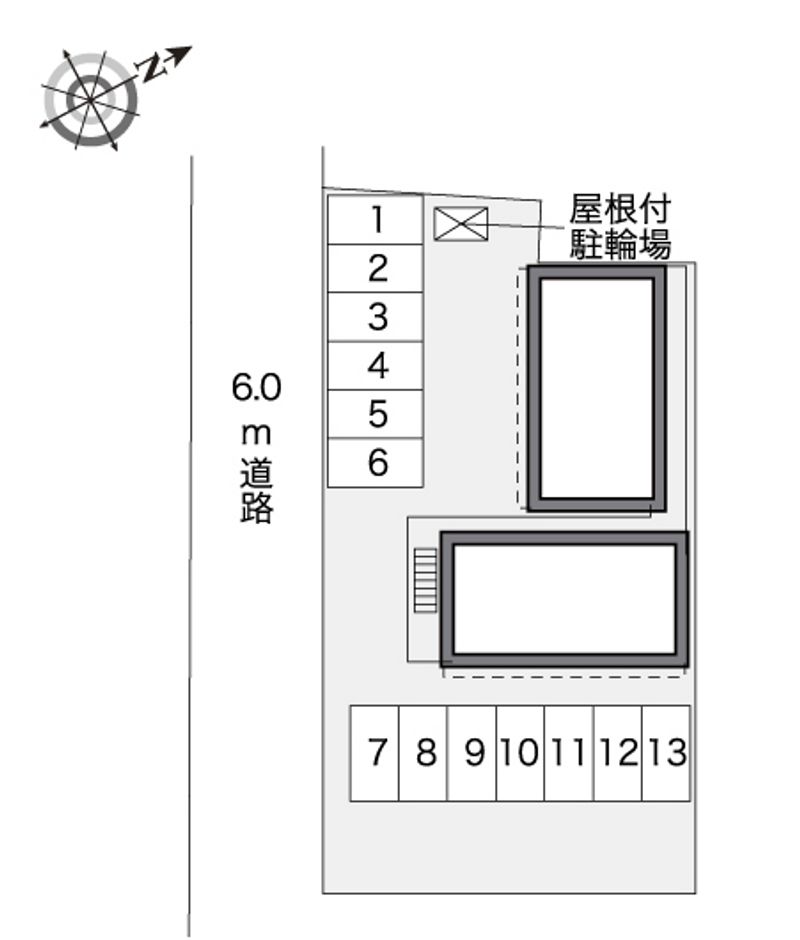 レオパレスコラール藤野 駐車場