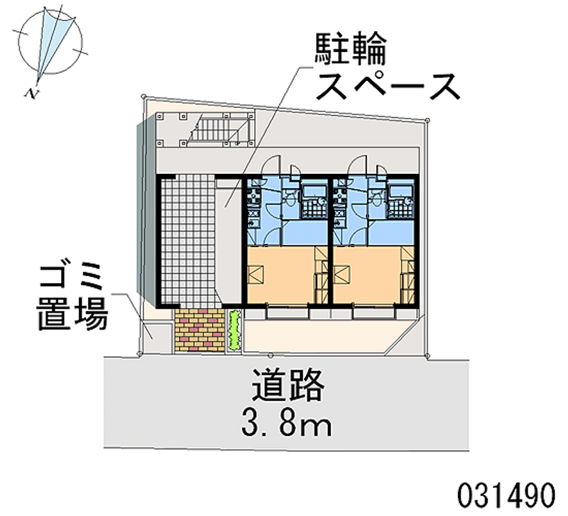 レオパレス千 区画図