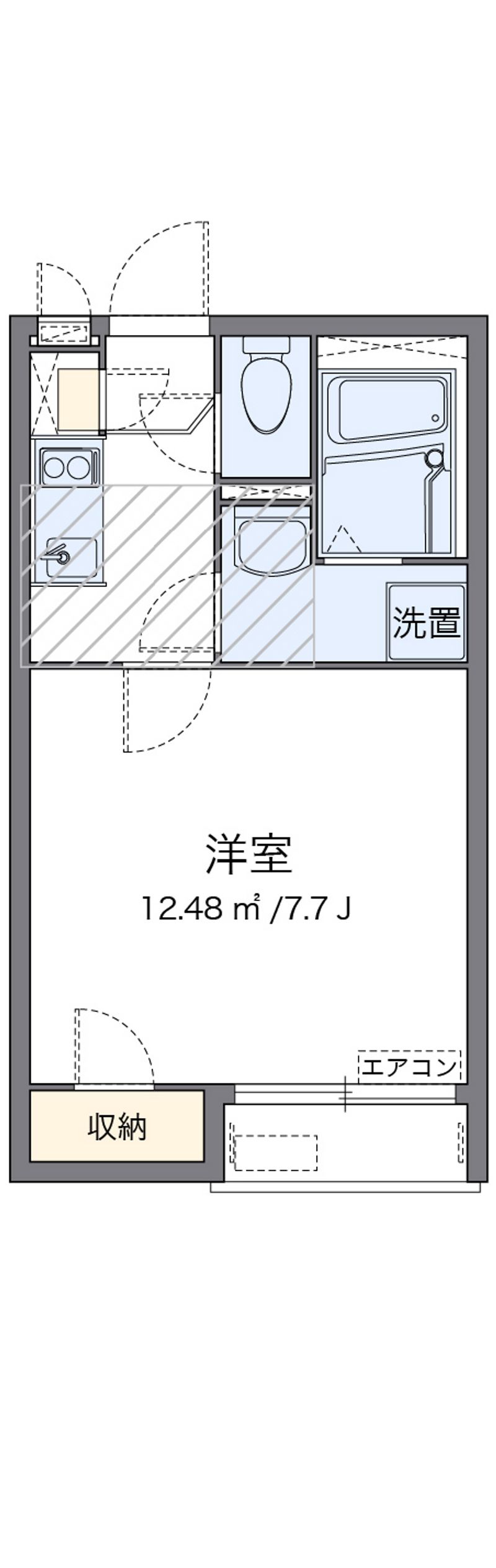 レオネクスト一二三 間取図