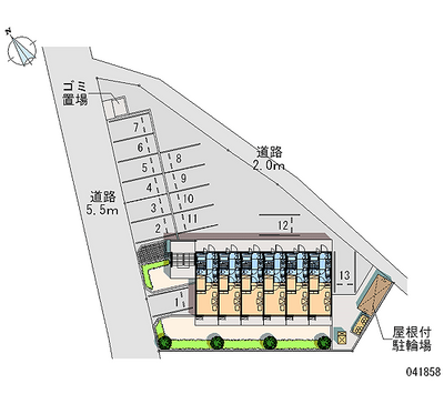 41858 Monthly parking lot