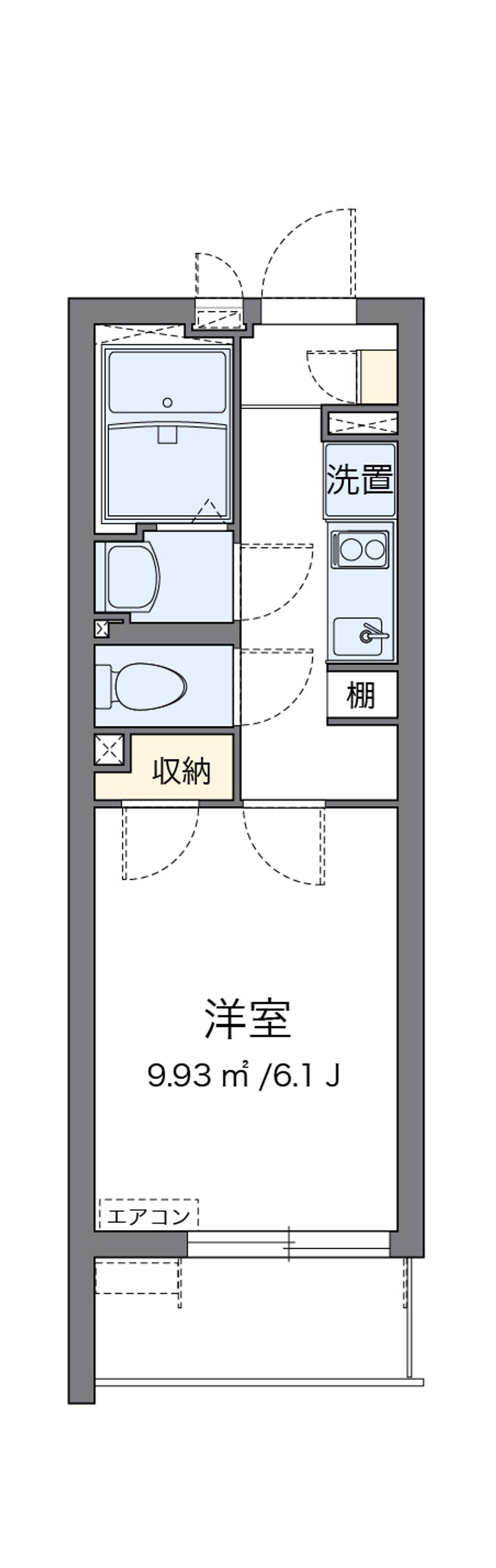 クレイノビッグアロー川崎 間取り