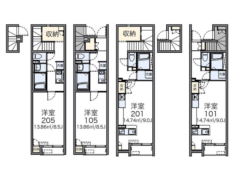 レオネクストセレノ 間取図