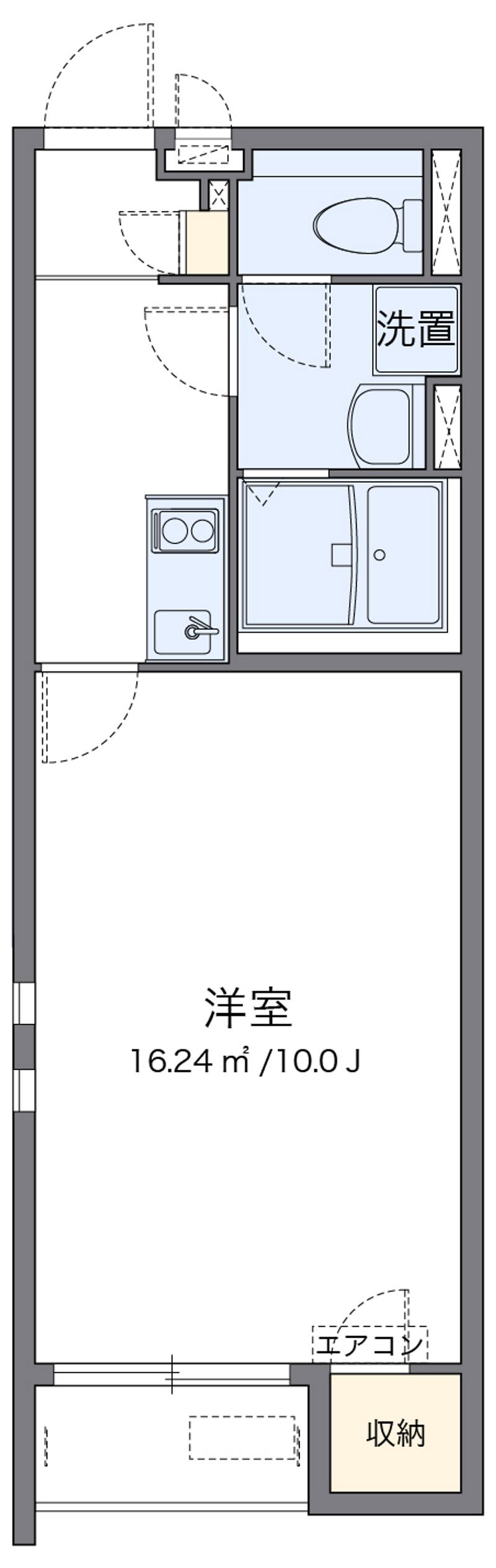クレイノＫＡＺＵ１９ 間取図
