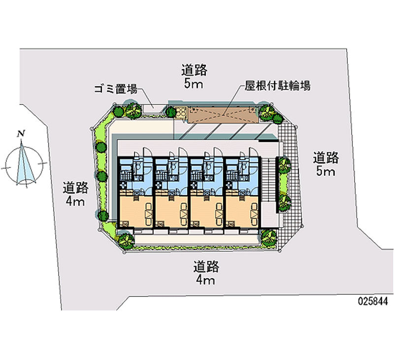 レオパレスアプリコット 区画図