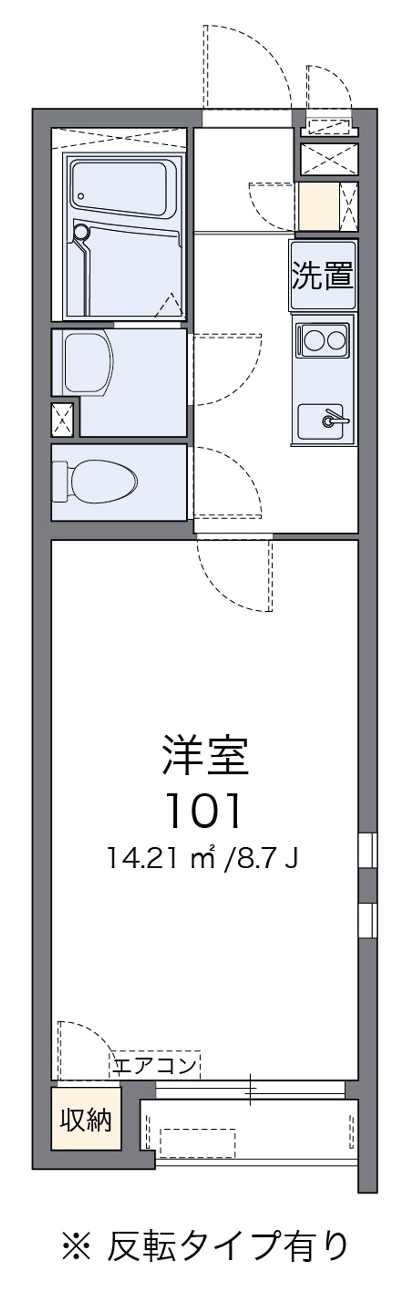 クレイノクレエ多の津 間取図