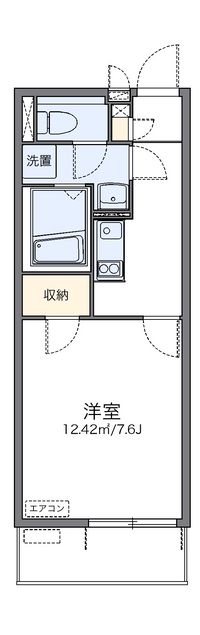 レオネクストトリスターＮ　Ｗ 間取り図