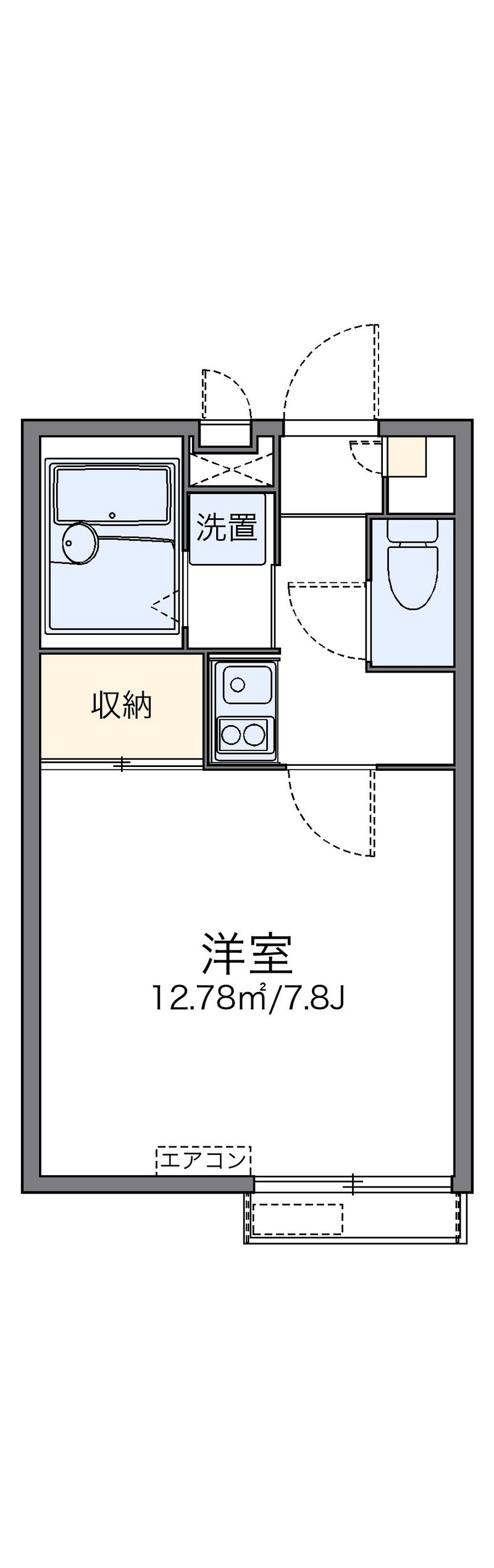レオパレスＫ＆Ｉ 間取図