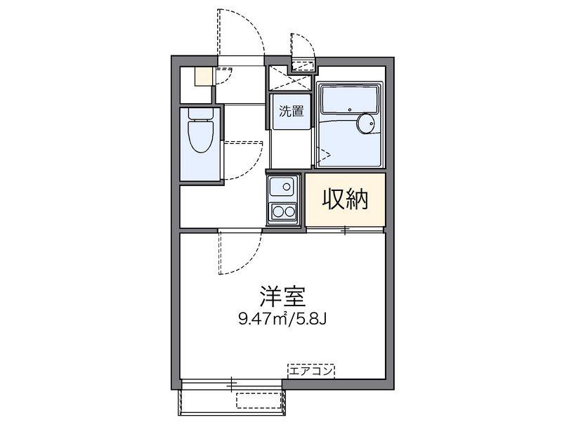レオパレスネオ 間取図