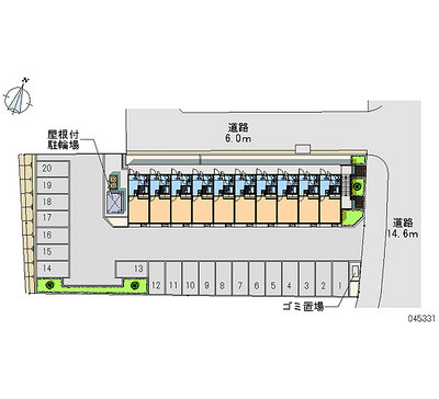 45331 Monthly parking lot