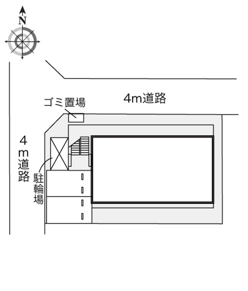 レオパレスウエストリバー 配置図