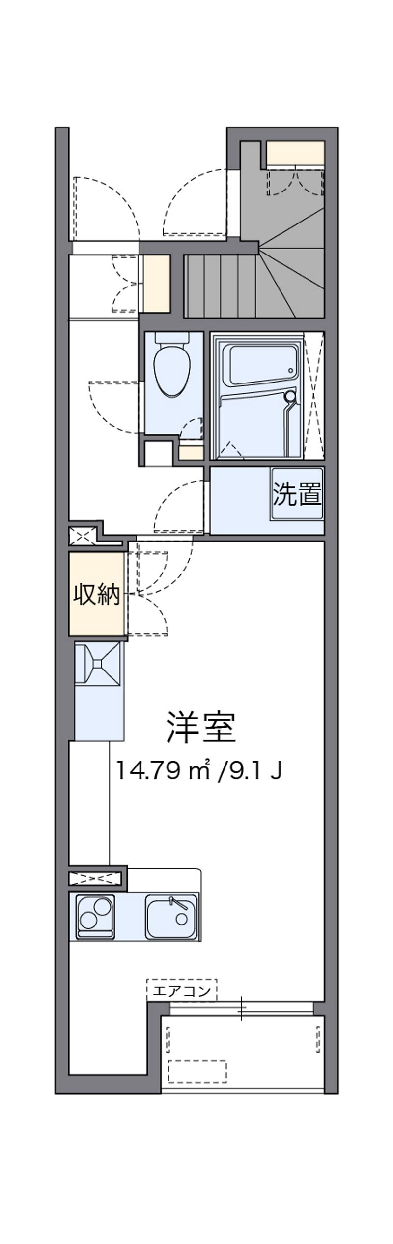 レオネクスト栄町記念公園 間取図