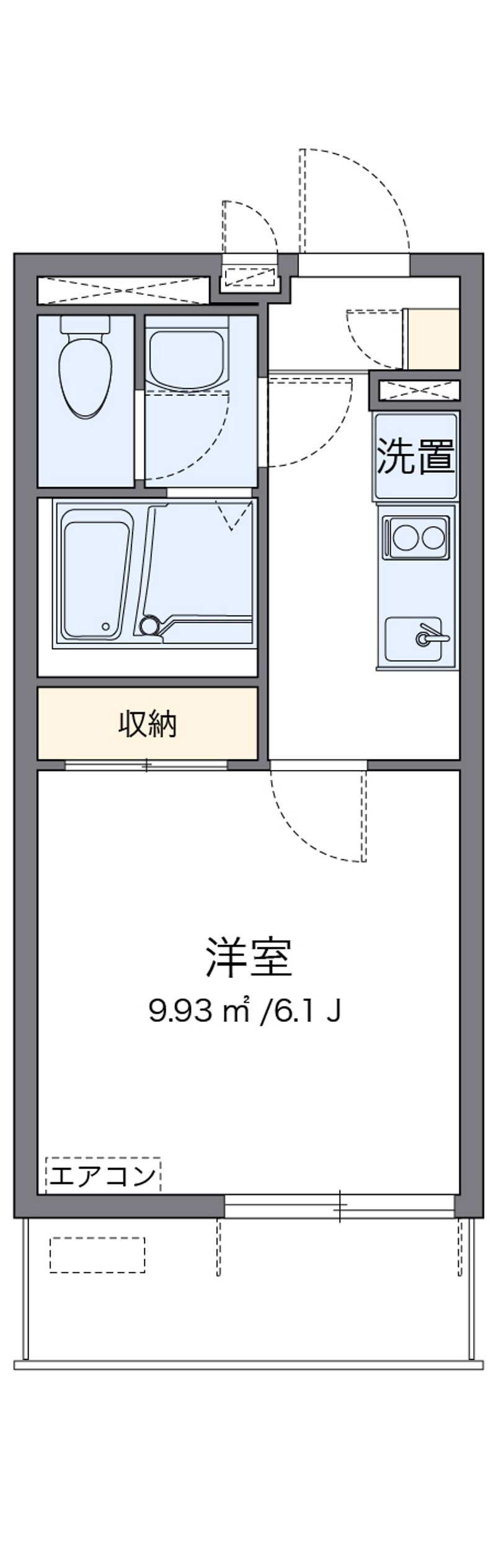 クレイノ栞 間取図