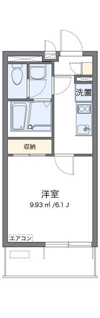 クレイノ栞 間取り図