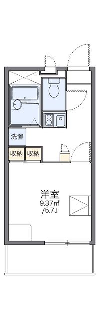 レオパレスヒルウイング 間取り図