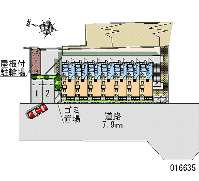 レオパレスラーク取手 月極駐車場