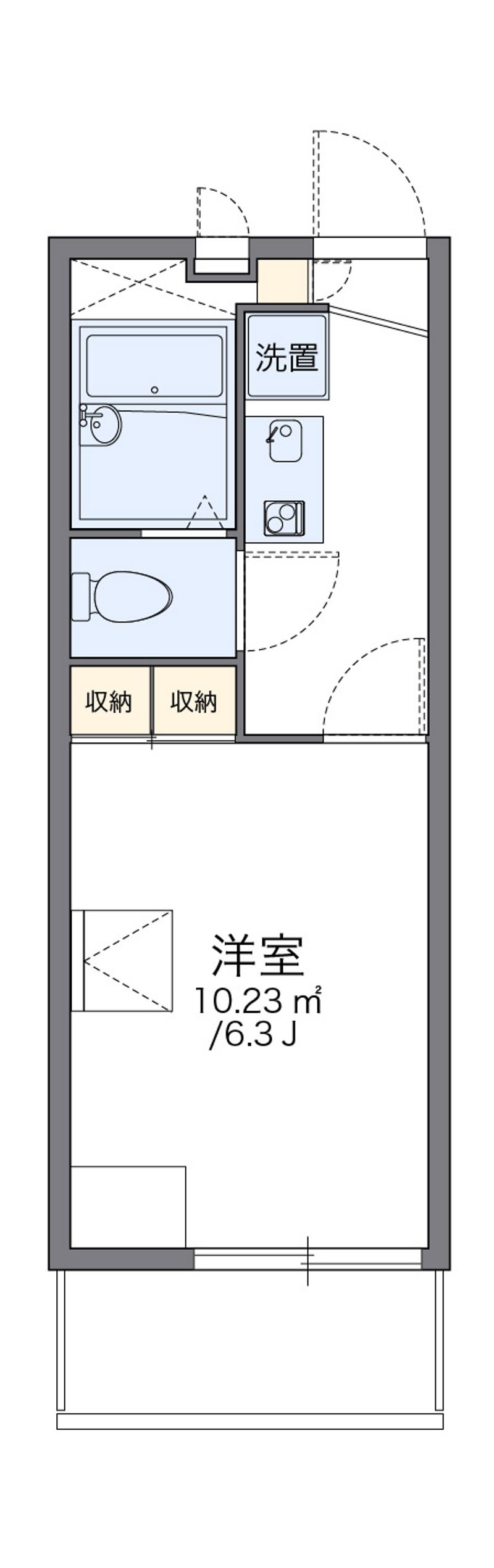 レオパレスル・コントワールⅢ 間取図