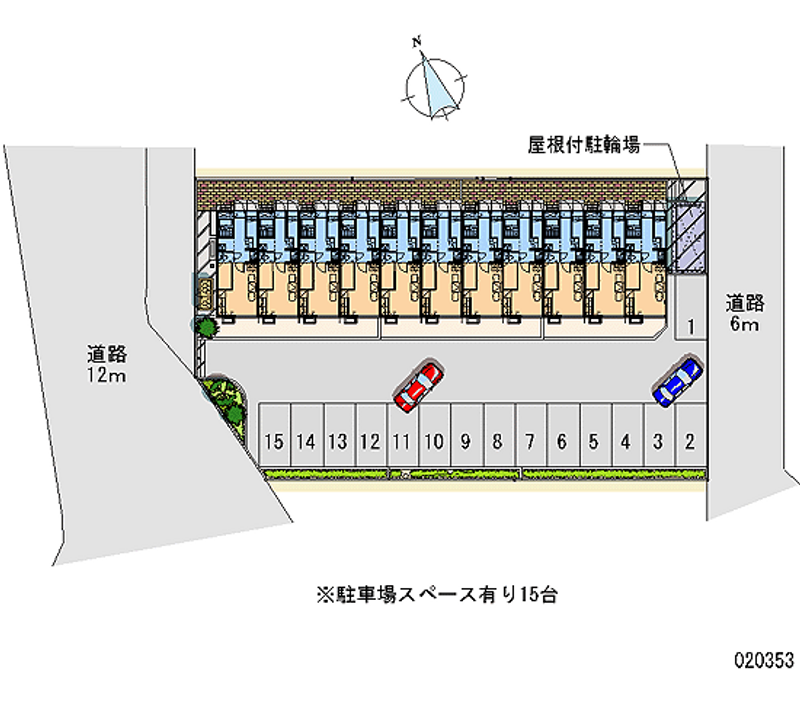 レオパレス台太郎 月極駐車場