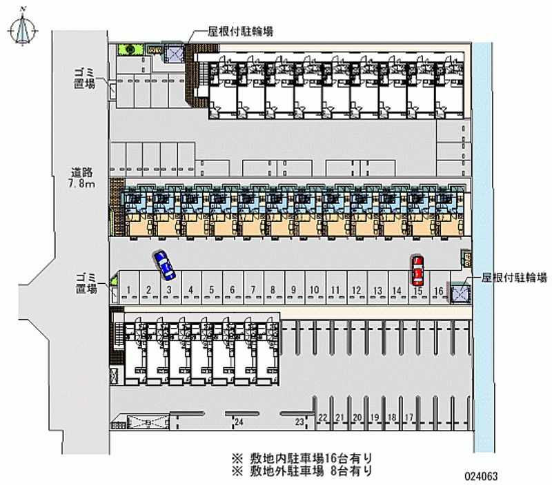 レオパレスＰｏｃｏａＰｏｃｏⅢ 月極駐車場