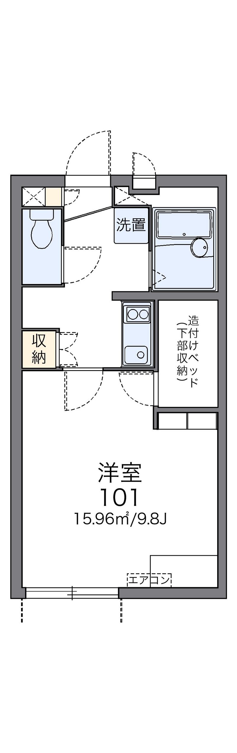 レオネクストＭ５５ 間取図