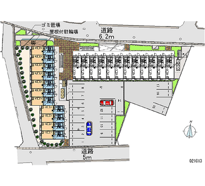 21013 Monthly parking lot