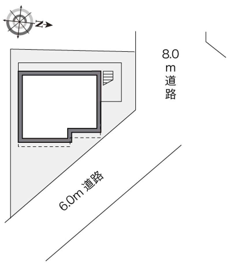 レオパレス北小岩 配置図