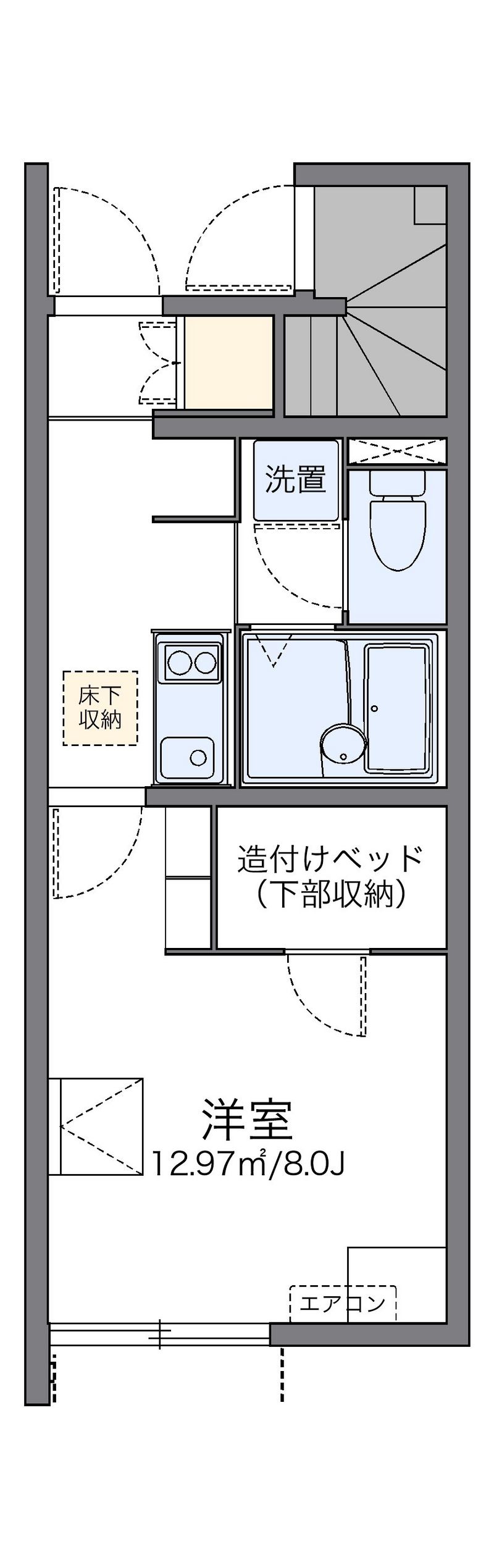 レオネクストオ　クレル 間取図