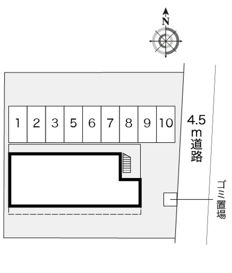 レオパレスＩＺＵＭＩ　Ⅰ 配置図
