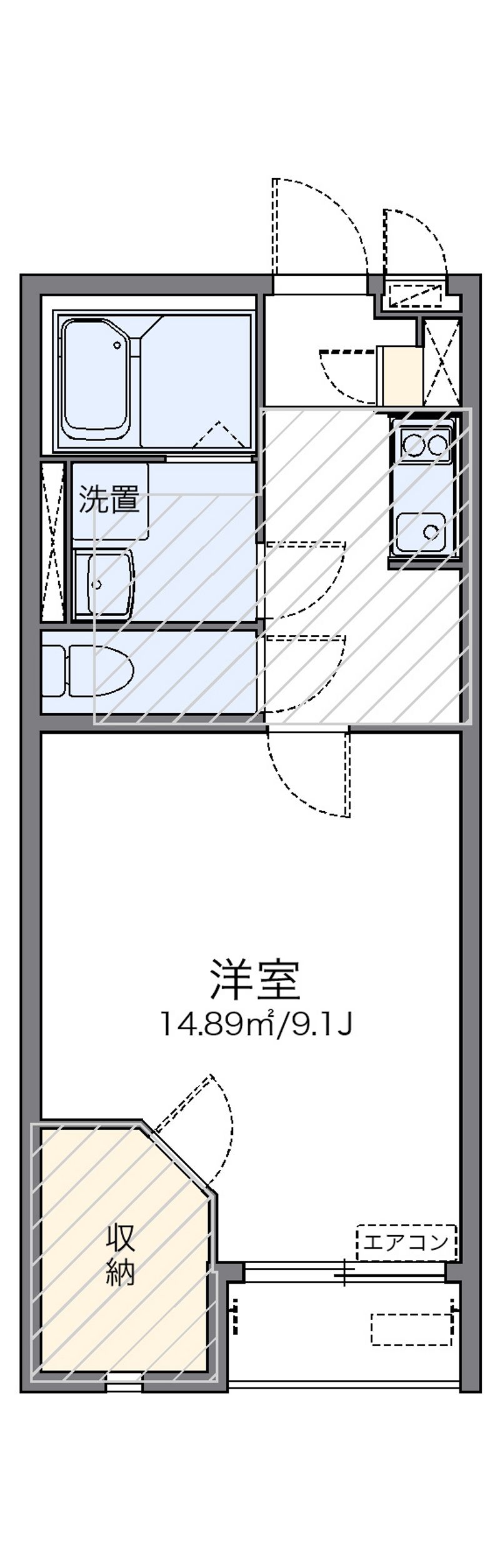 レオネクスト矢シ塚Ａ 間取図