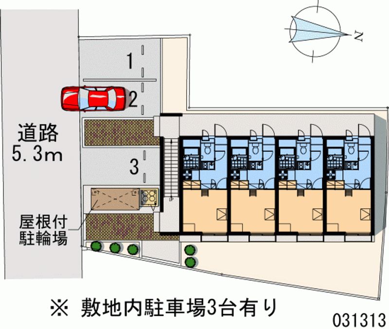 レオパレスリュエル　タマチ 月極駐車場