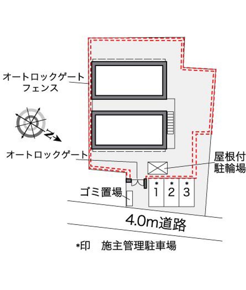レオパレスアキユマーサ 配置図