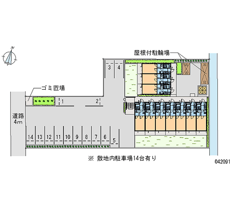 42091 bãi đậu xe hàng tháng