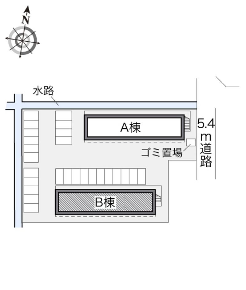 レオパレスＳＥＲＥＮＡⅣ 配置図