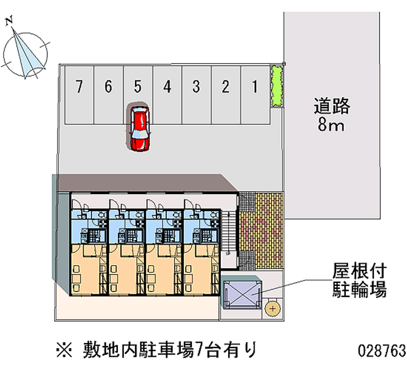 レオパレスブラン平岡公園 月極駐車場