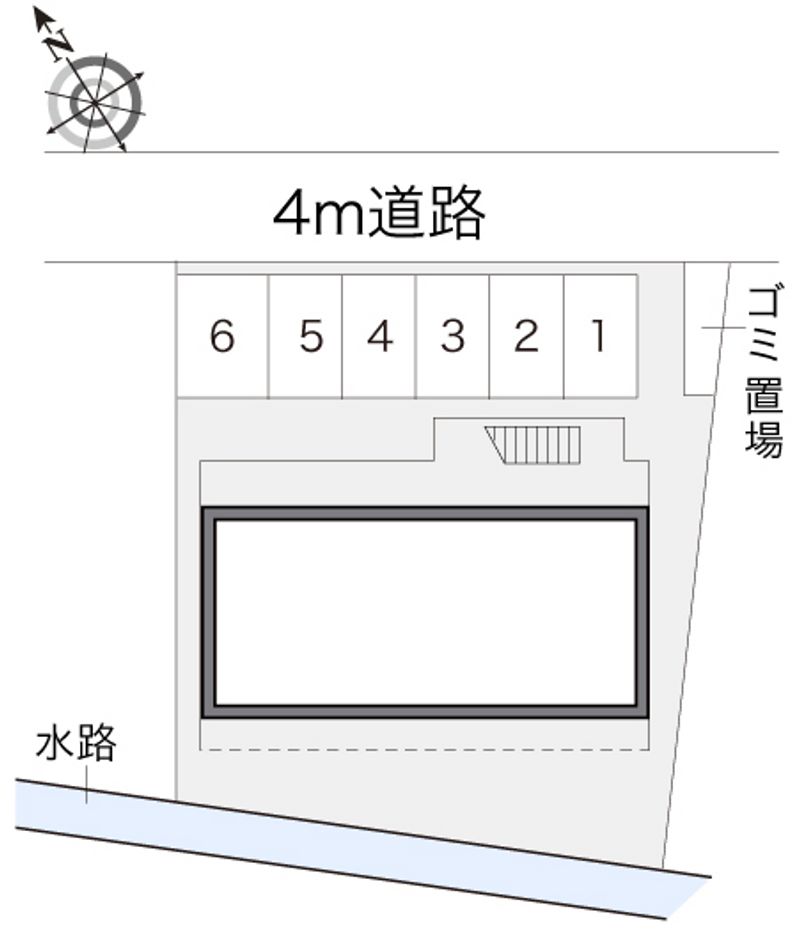 レオパレスＫ　Ｔ 配置図