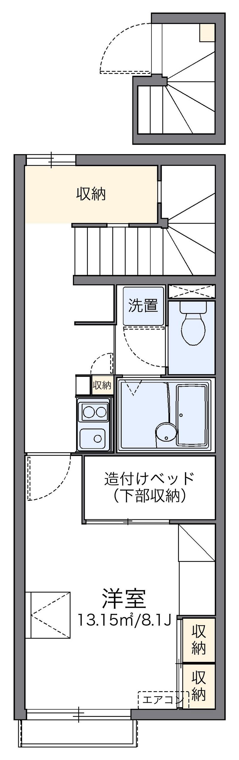 レオパレス山野田 間取り