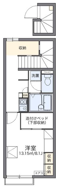 レオパレス山野田 間取り図