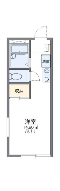 レオパレス宇佐崎Ⅱ 間取り図